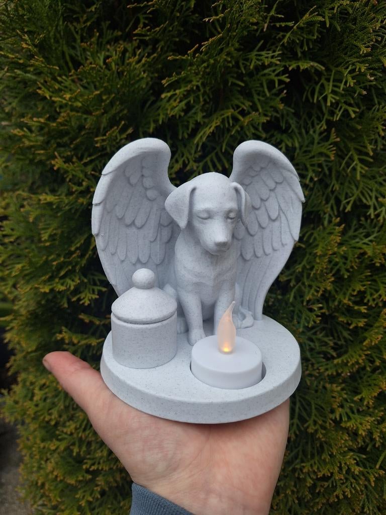 Gedenkbeeldje hond/ urn hond / memorial beeldje., Ophalen of Verzenden, Nieuw