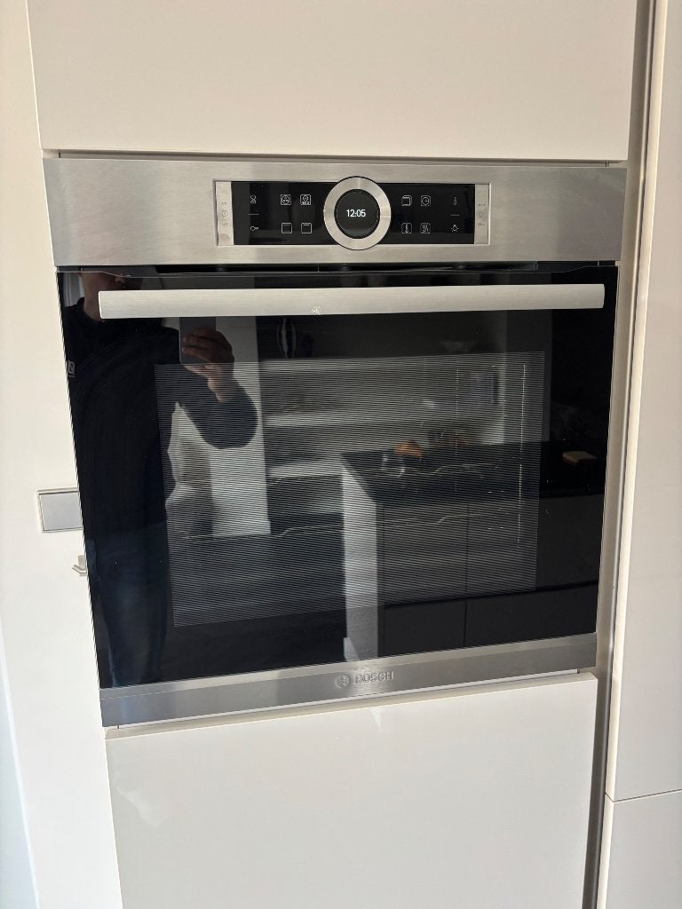 Bosch oven 60x60cm, Ophalen, Gebruikt, Hete lucht, 60 cm of meer