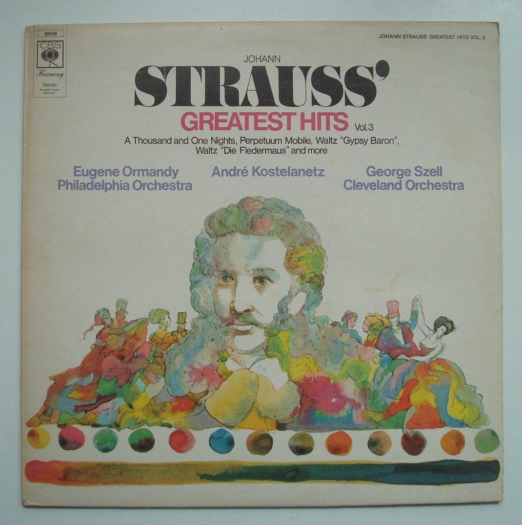 Johann Strauss' Greatest Hits Vol. 3, originele lp uit 1974, Ophalen, Gebruikt, Romantiek, 12 inch