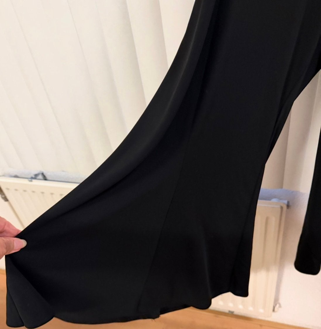 Sempre Più zwarte luchtige broek - maat 54 - veel stretch, Kleding | Dames, Ophalen of Verzenden, Zo goed als nieuw, Zwart, Broek of Spijkerbroek