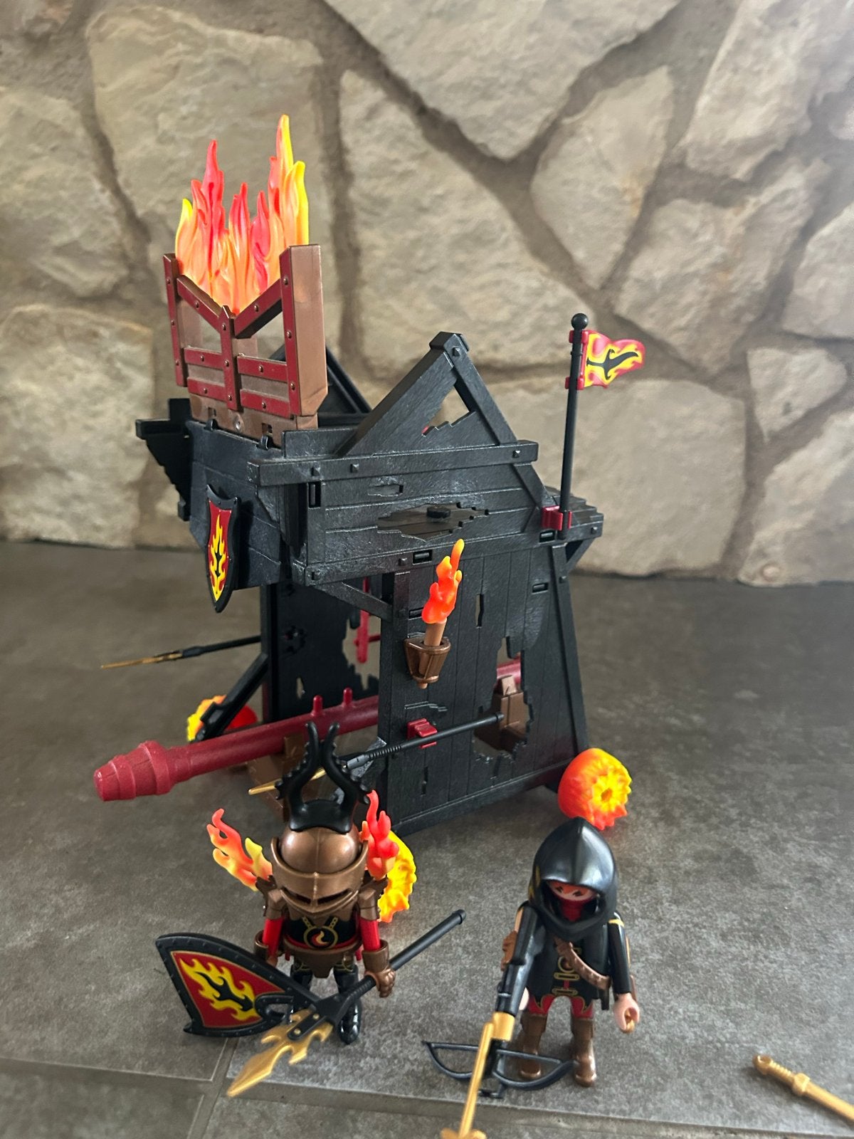 Playmobil 7039 Novelmore burnham raiders vurige stormram, Ophalen of Verzenden, Zo goed als nieuw