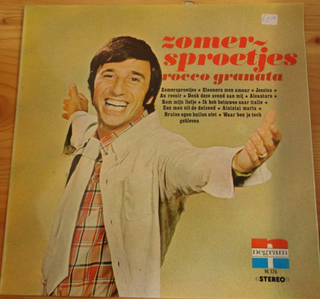Rocco Granata -zomersproetjes (LP, LP, Gebruikt, Ophalen of Verzenden, Levenslied of Smartlap