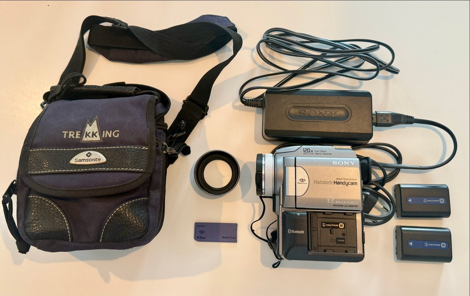 Sony DCR-PC120E MiniDV Camcorder met accessoires, Audio, Tv en Foto, Gebruikt, 20x of meer, Overige soorten, Ophalen of Verzenden
