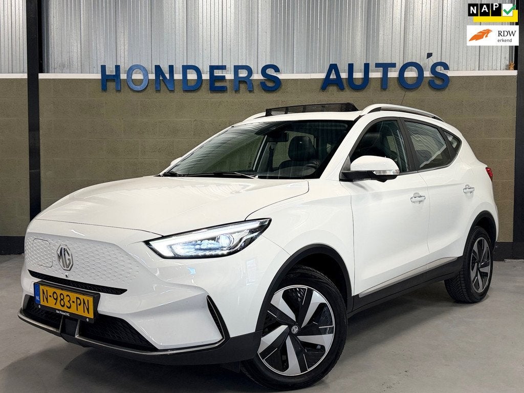 MG MG ZS EV EV Long Range Luxury 70 kWh | SOH 92 | LEDER | P, 660 min, Gebruikt, Zwart, ZS