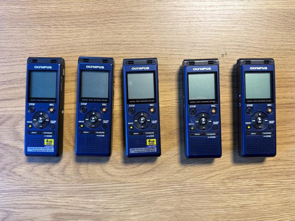 5x Olympus WS-806 voice recorder, Ophalen of Verzenden, Gebruikt, Overige typen, Draadloos