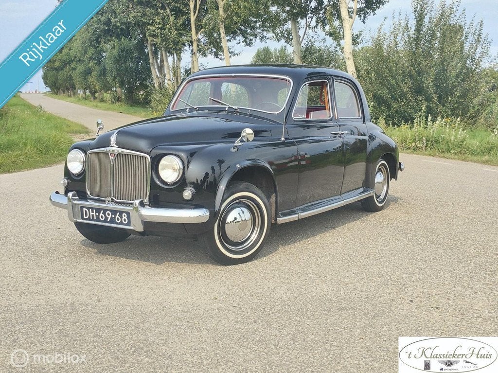 Rover P4 2.1 6 cilinder Mille Miglia eligible!, Auto's, Oldtimers, 13 km/l, Rover, Overige carrosserieën, Zwart