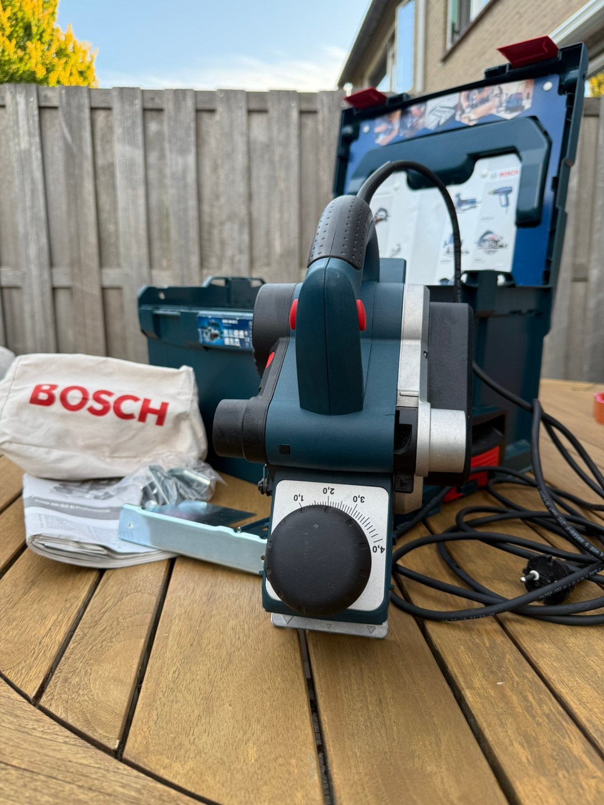 Bosch GHO 40-82 C Professional Schaafmachine, Doe-het-zelf en Verbouw, Ophalen, Zo goed als nieuw