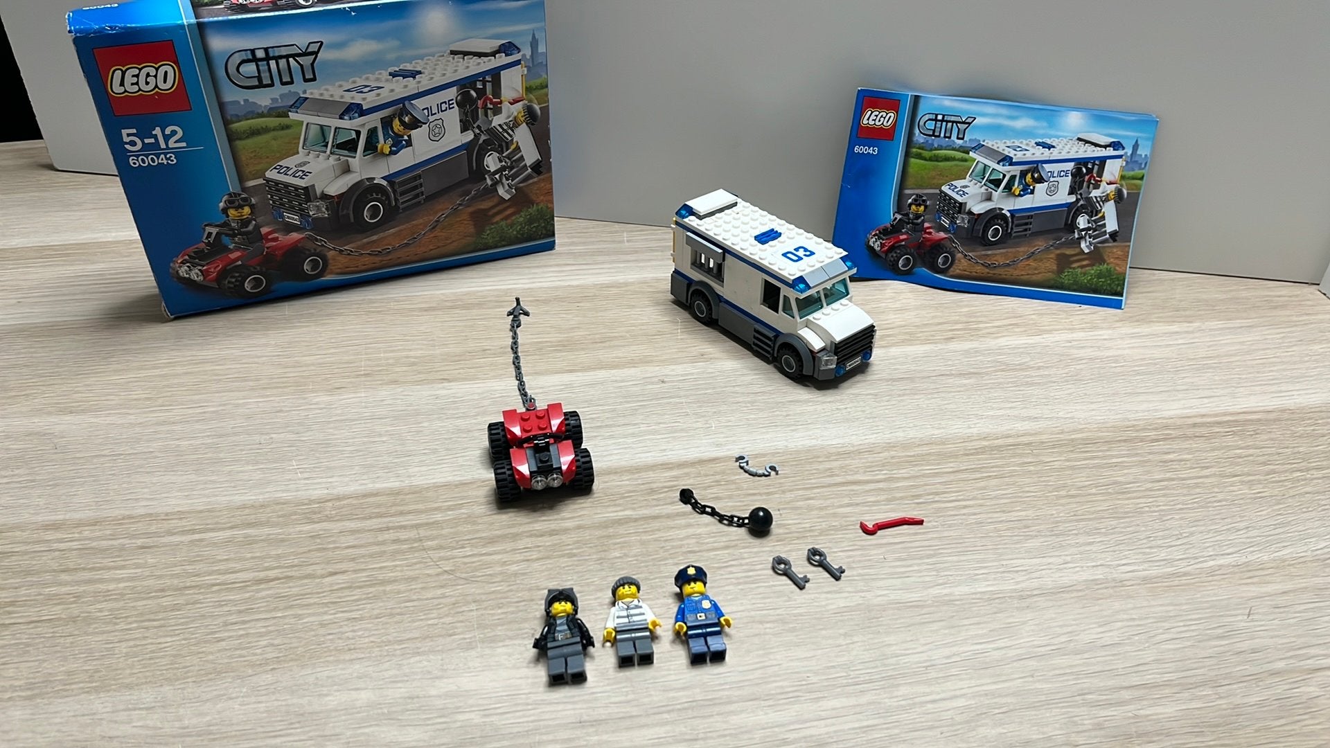 Lego city popitie 60043 Prisoner Transporter, City, Lego, Ophalen of Verzenden, Zo goed als nieuw