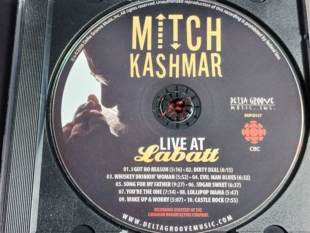 Mitch Kashmar ‎- Live At Labatt, Ophalen of Verzenden, Zo goed als nieuw, Jazz