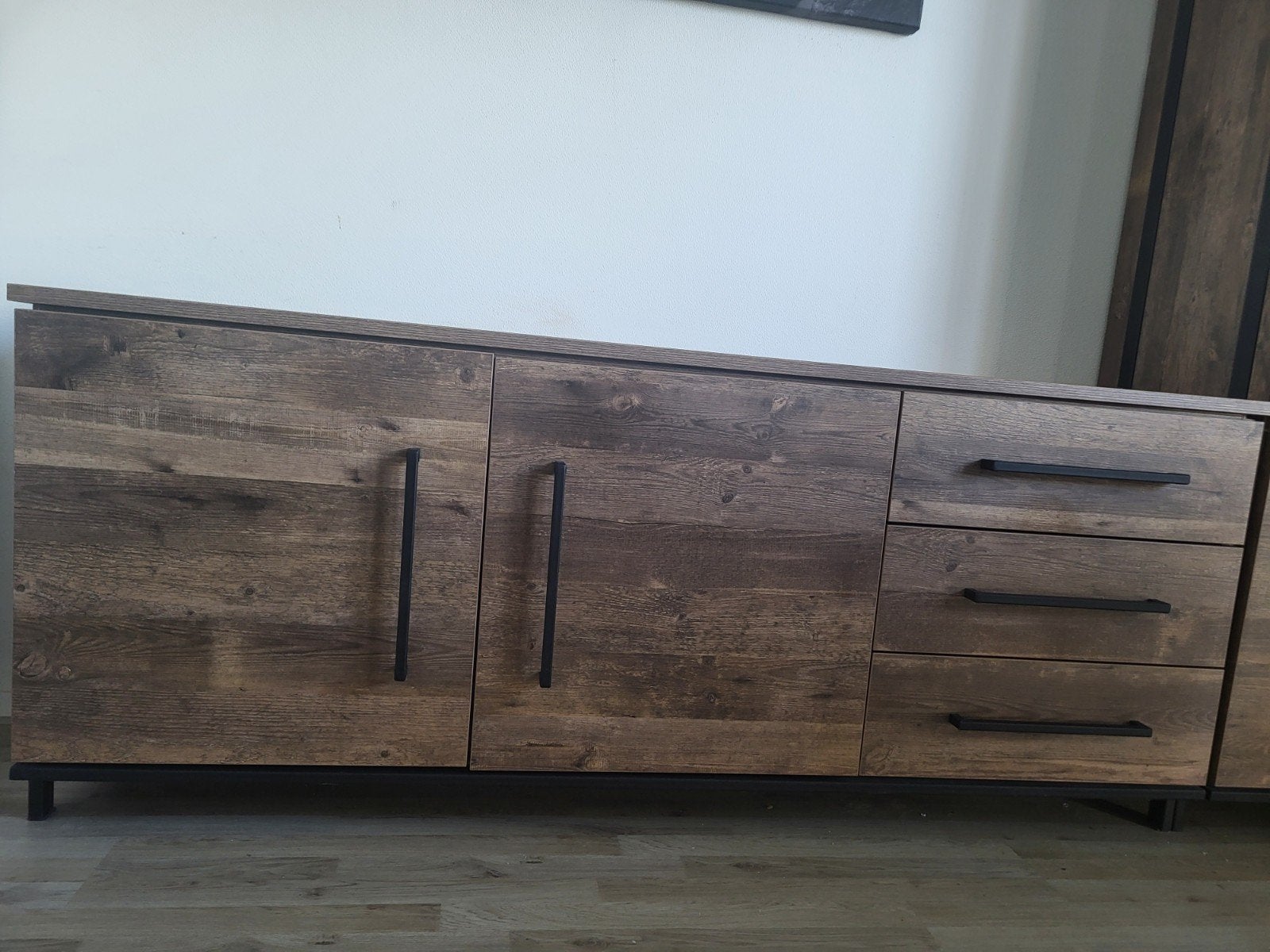 Dressoir Middelburg Lamulux - 188x48x77 cm, Ophalen, Overige materialen, Met deur(en), 150 tot 200 cm