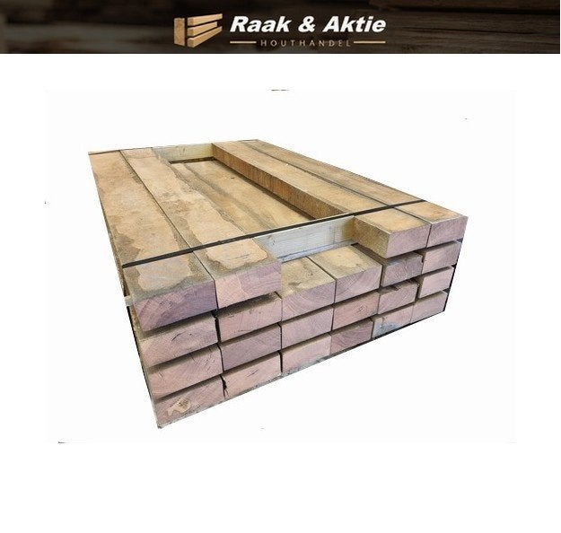 21 Hardhouten balken 7.0x15.0 cm 1.50 meter - nr: HB28