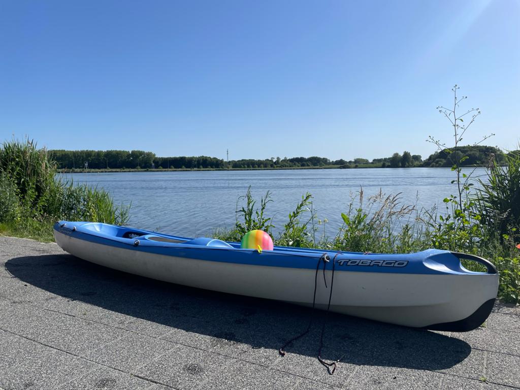 BIC Tobago Kajak met peddel en rugleuning, Ophalen, Gebruikt, 2-persoons