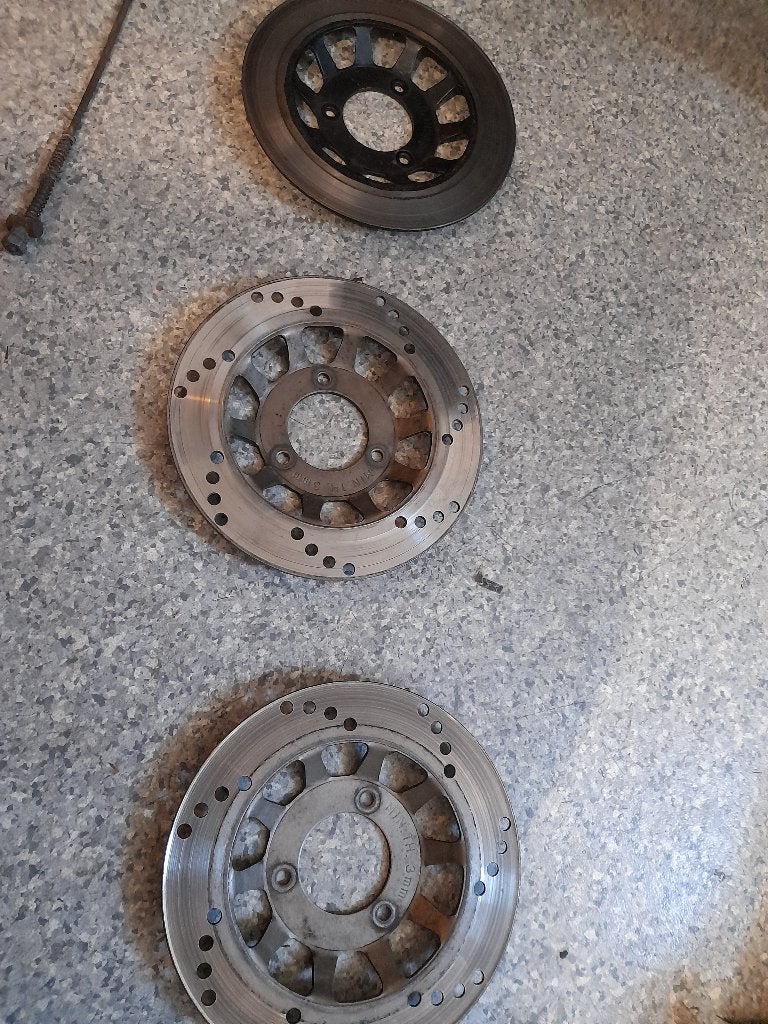 Honda nsr remschijven zie omschrijving, Ophalen of Verzenden, Zo goed als nieuw, Overige typen, Honda