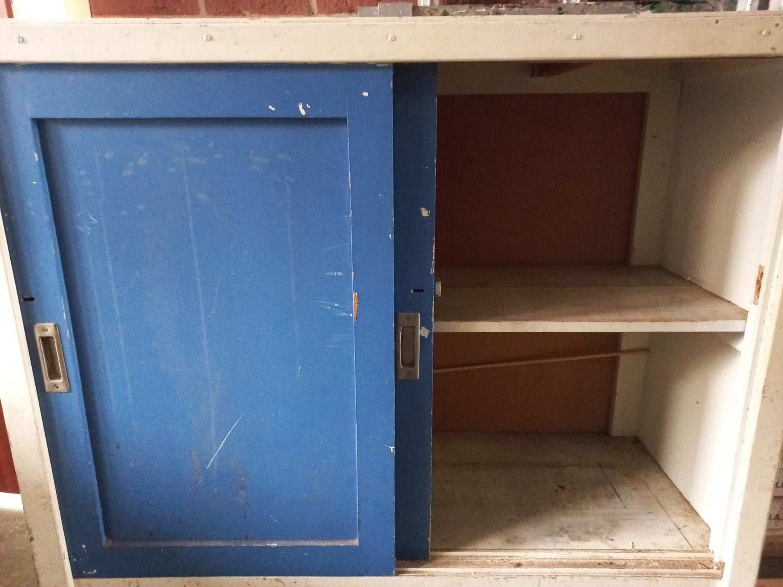 Sterke kast voor schuur of garage - gebruikt, Huis en Inrichting, Kasten | Overige, Ophalen of Verzenden, Gebruikt
