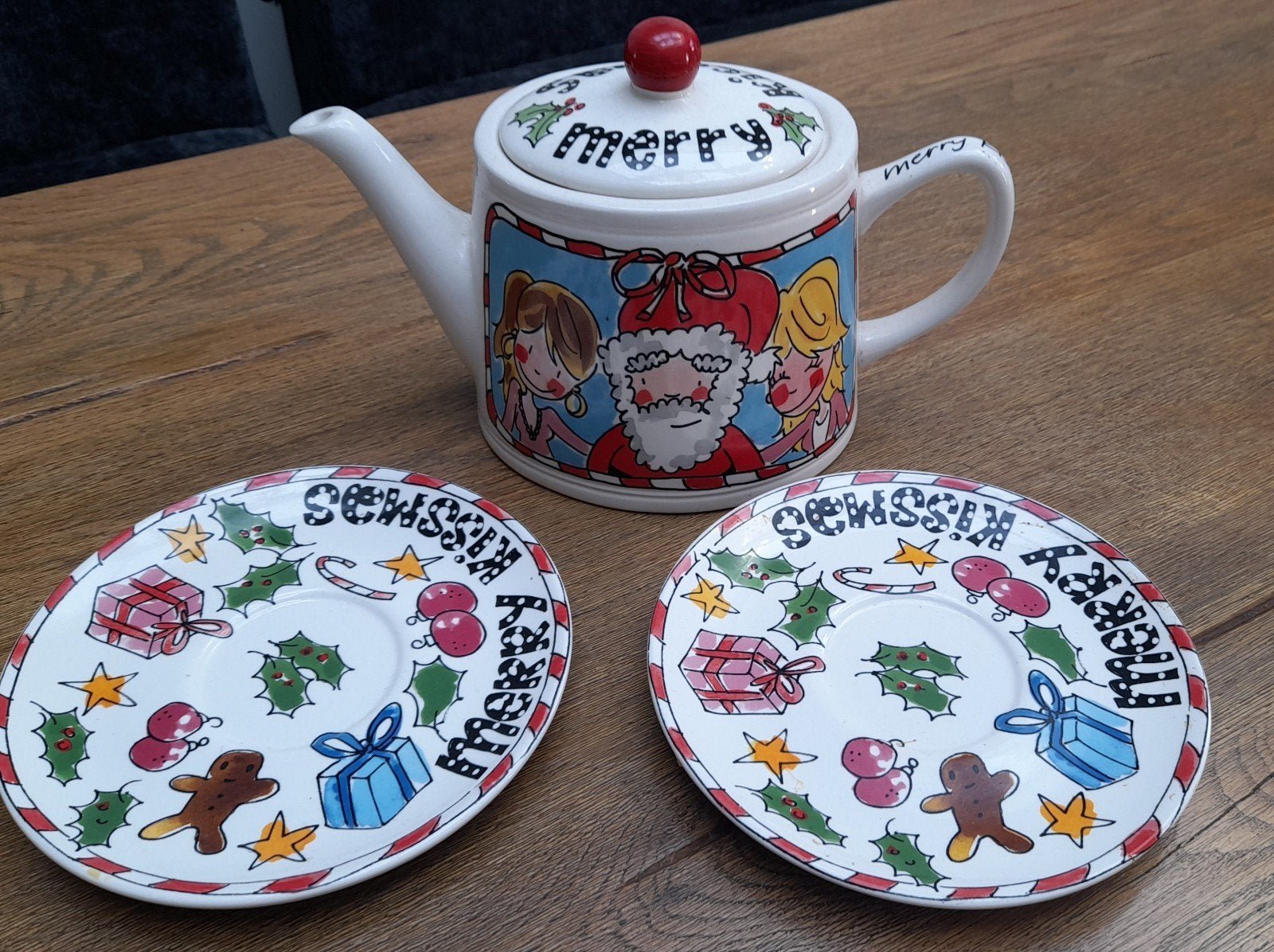 Blond Amsterdam Kerst, Huis en Inrichting, Keuken | Servies, Ophalen of Verzenden, Aardewerk, Bord(en)