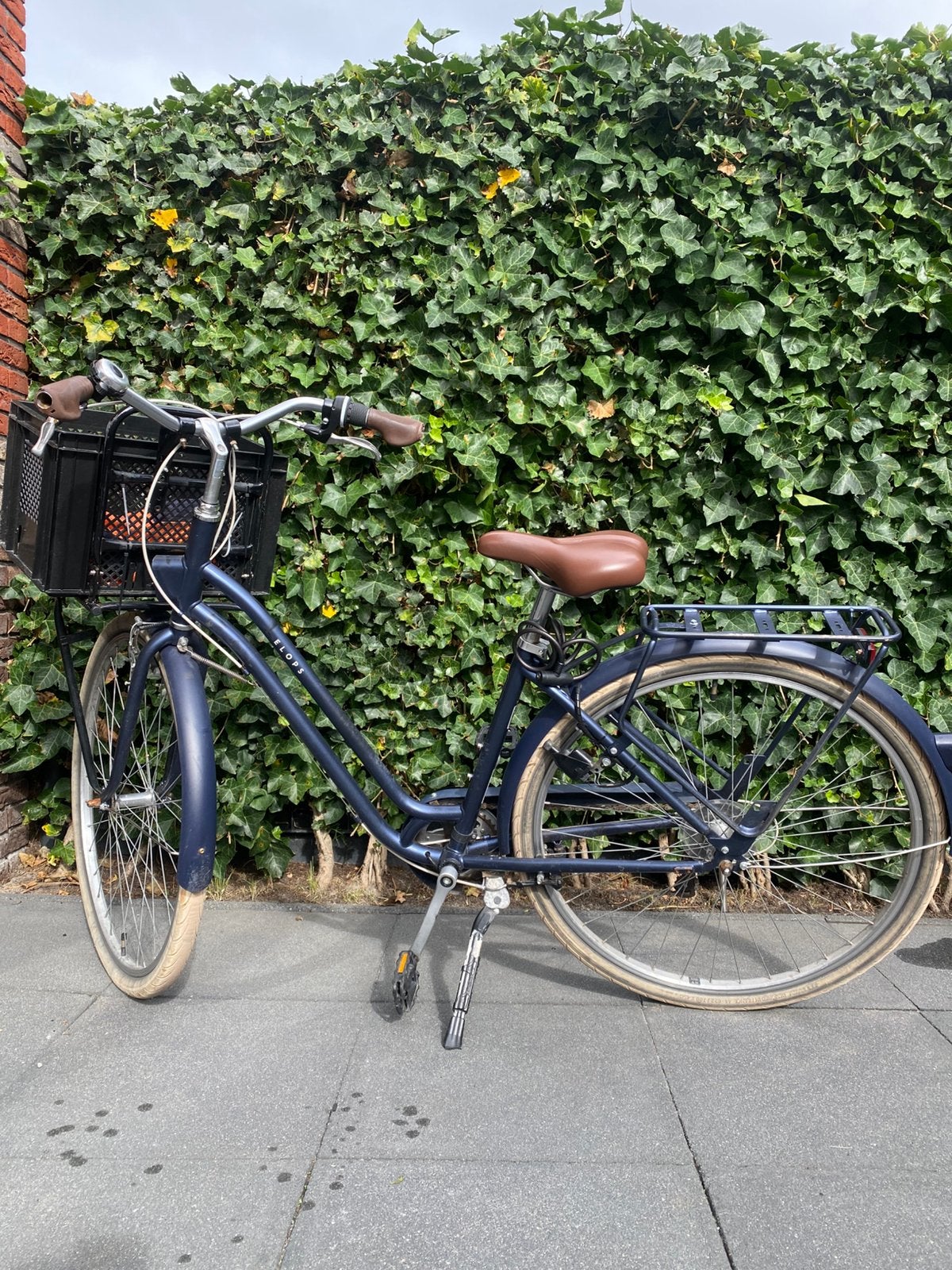 Decathlon Elops Damesfiets - 6 versnellingen - Met krat, Ophalen, Gebruikt