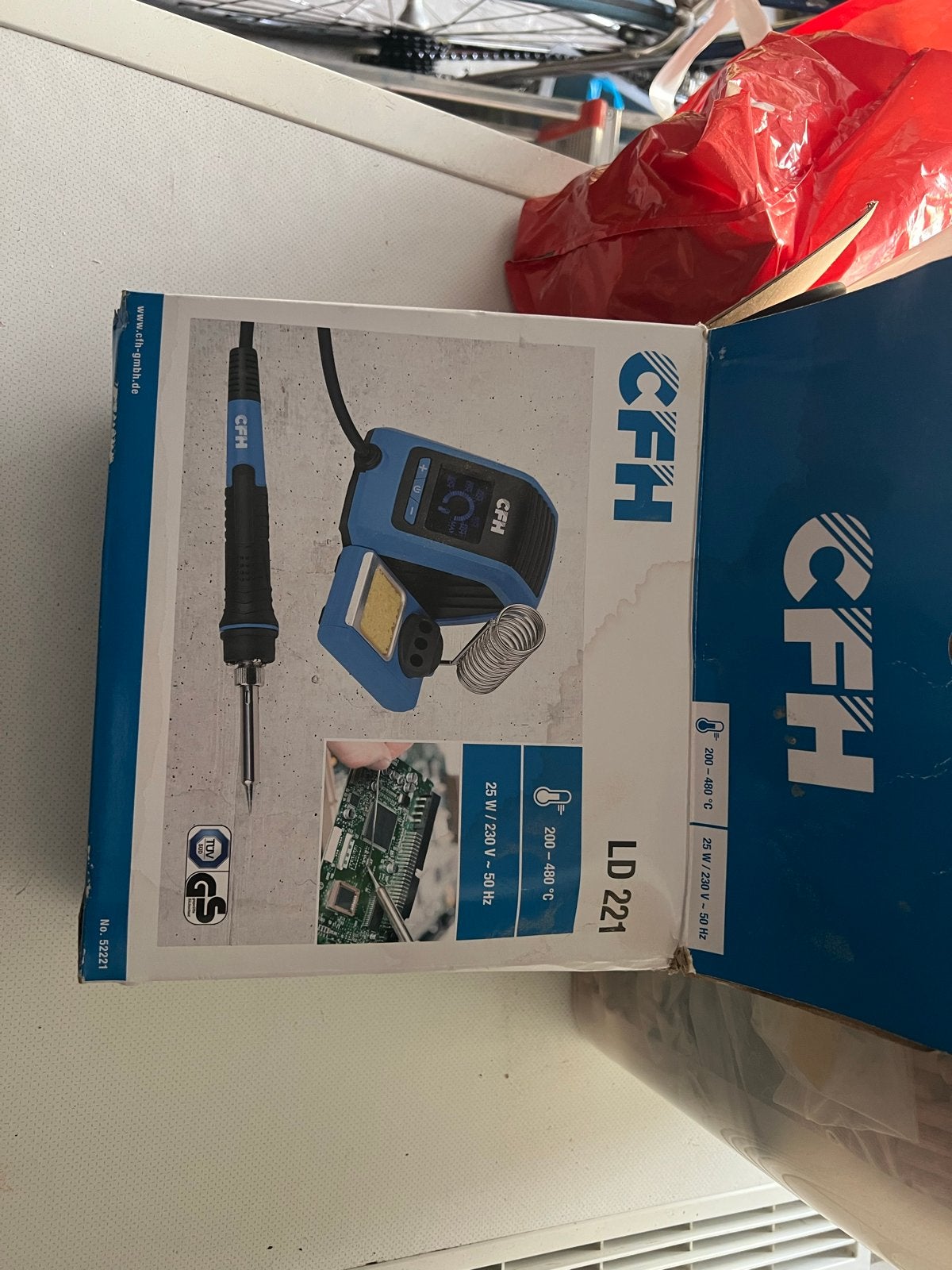 CFH Digitaal Soldeerstation LD221 - Zo goed als nieuw, Ophalen of Verzenden, Zo goed als nieuw, Overige typen, Overige merken