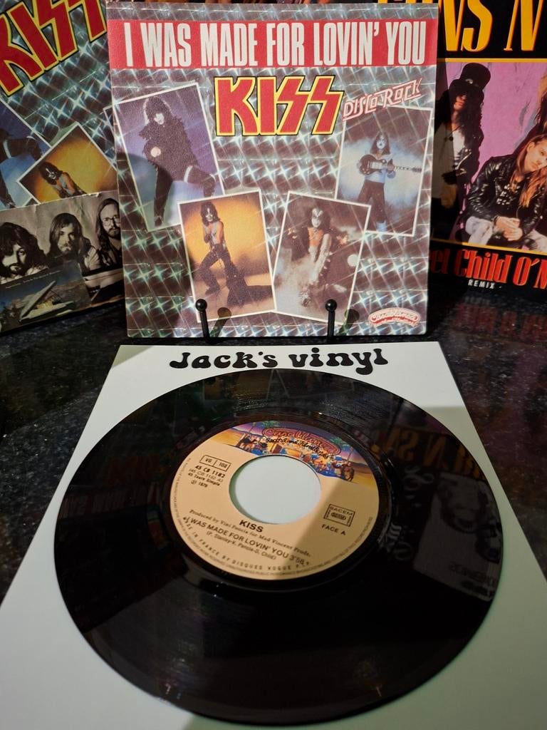 KISS - I Was Made For Lovin' You (Disco-Rock Vinyl) 1979, Ophalen of Verzenden, Zo goed als nieuw, Overige formaten, Poprock