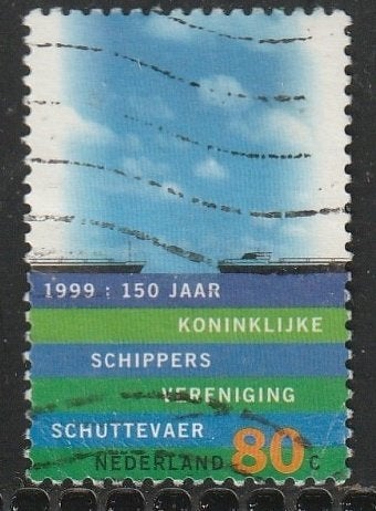 Nederland 1999 1823 Schuttevaer Schippersvereniging, Gest, Ophalen of Verzenden, Na 1940, Gestempeld