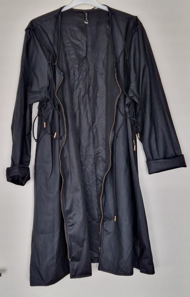 Datum jas maat XL/XXl, exclusief ontwerp, leatherlook, Zwart, Maat 46/48 (XL) of groter, Ophalen of Verzenden, Zo goed als nieuw