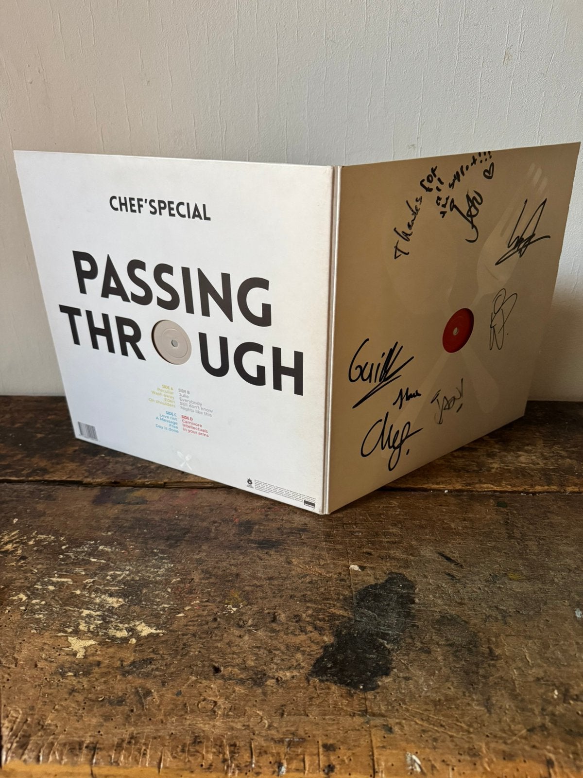 Gesigneerde limited chef'special dubbel lp wit vinyl, Ophalen of Verzenden, Zo goed als nieuw