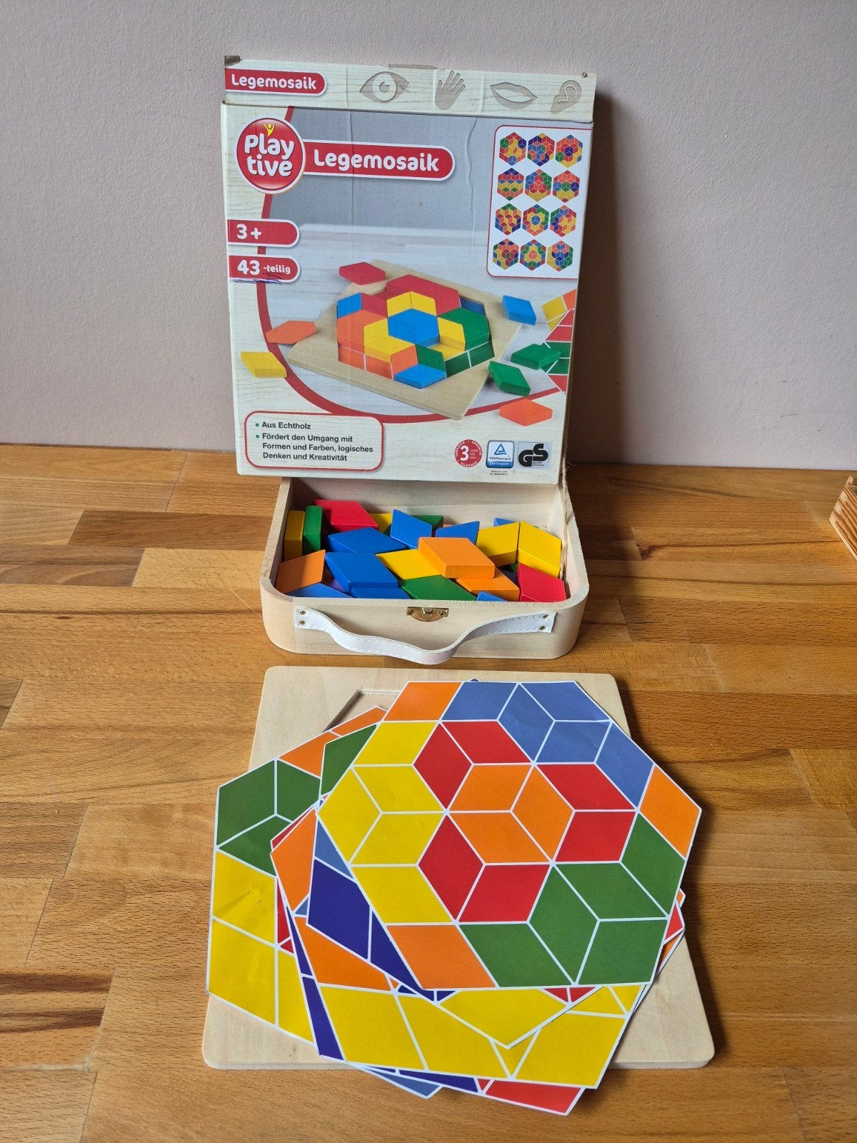 Playtive Legemosaik mozaïek puzzel (excl. houten koffertje), Ophalen of Verzenden