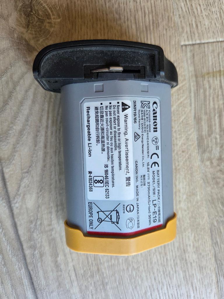 Canon battery LP-E19 1Dx, Ophalen of Verzenden, Gebruikt