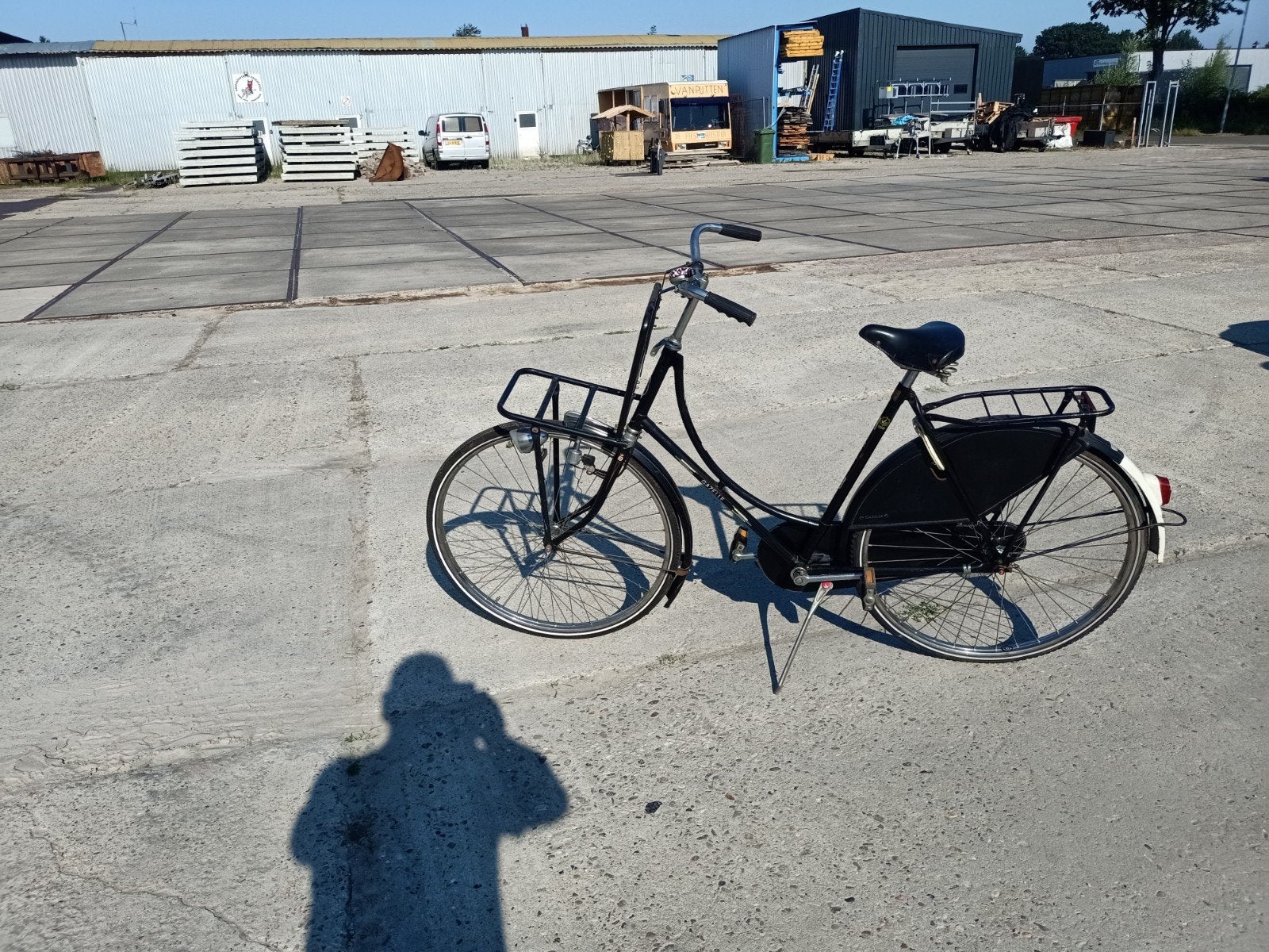 Gazelle met Voordrager en Bagagedrager, Terugtraprem, Ophalen, Overige merken, 53 tot 56 cm