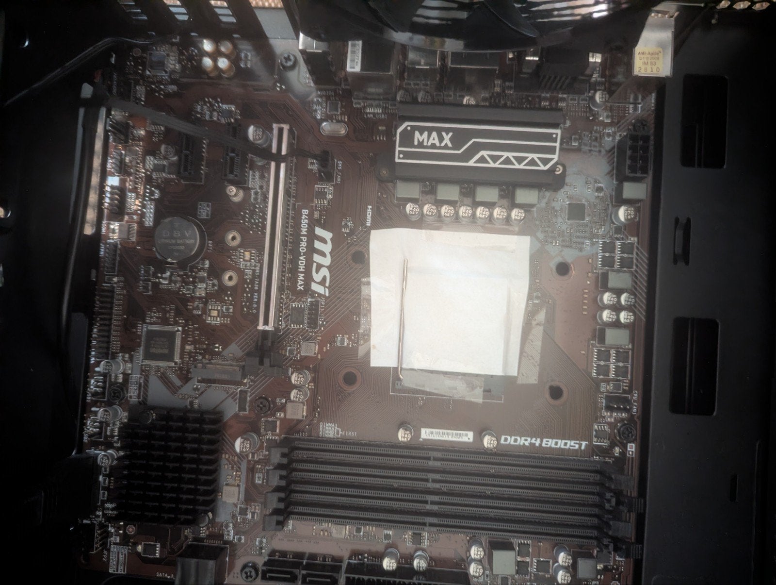 MSI B450M PRO Moederbord + Cooler Master NR400 kast, Computers en Software, Computerbehuizingen, Ophalen of Verzenden