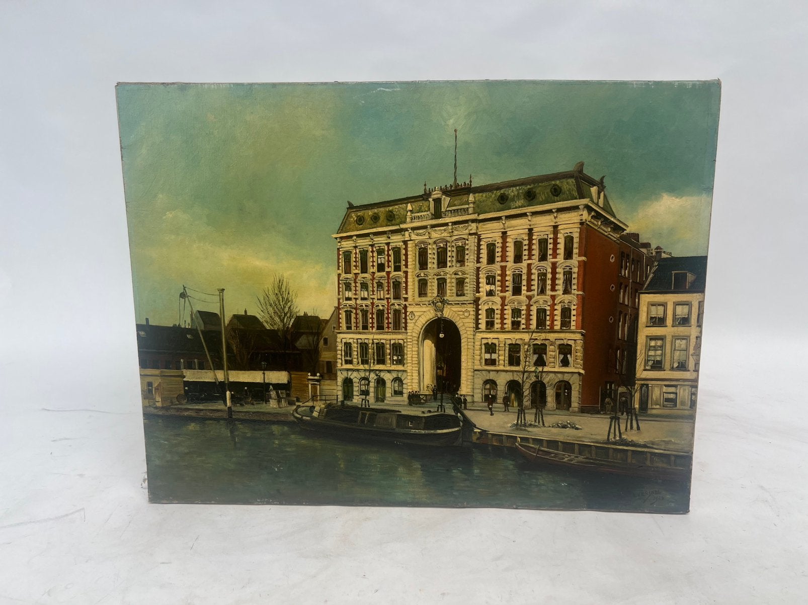 Schilderij Passage Rotterdam vooroorlogs., Ophalen of Verzenden