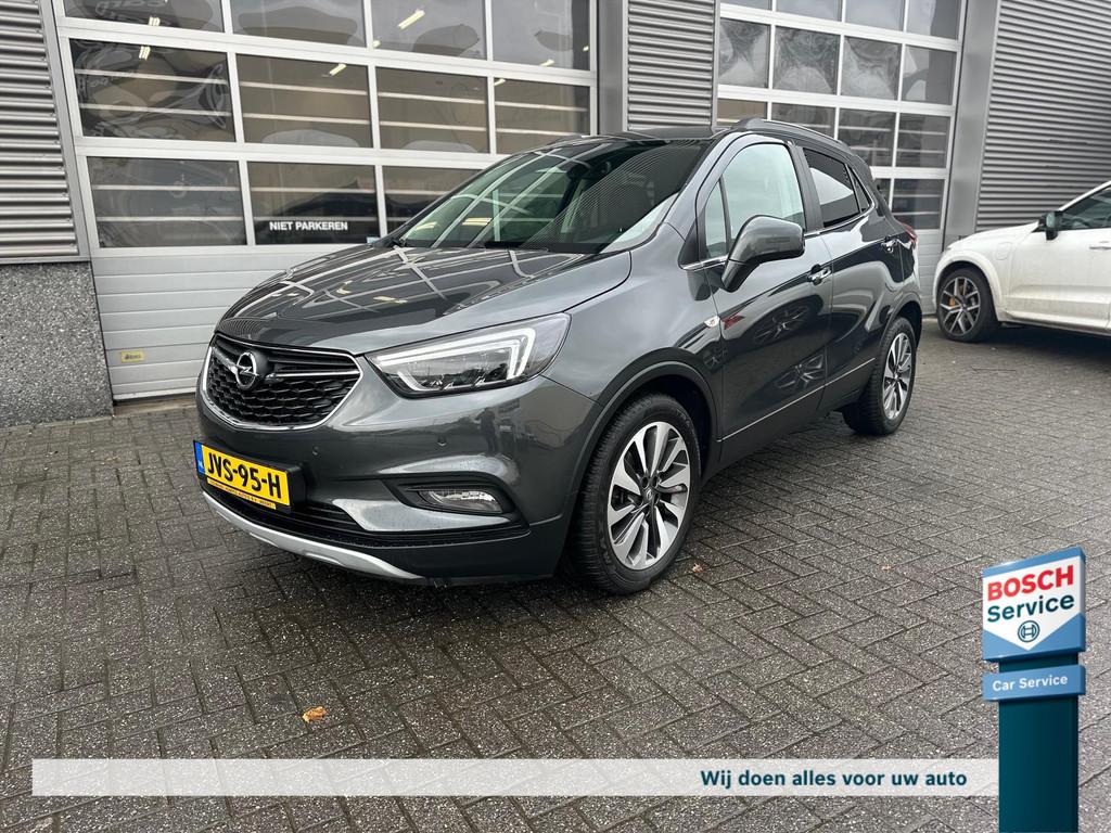 OPEL Mokka X 1.4 Turbo 140pk AUTOMAAT ,LED,NAVI FIETSDRAGER, Auto's, Opel, 15 km/l, Gebruikt, Leder en Stof, Parkeersensor
