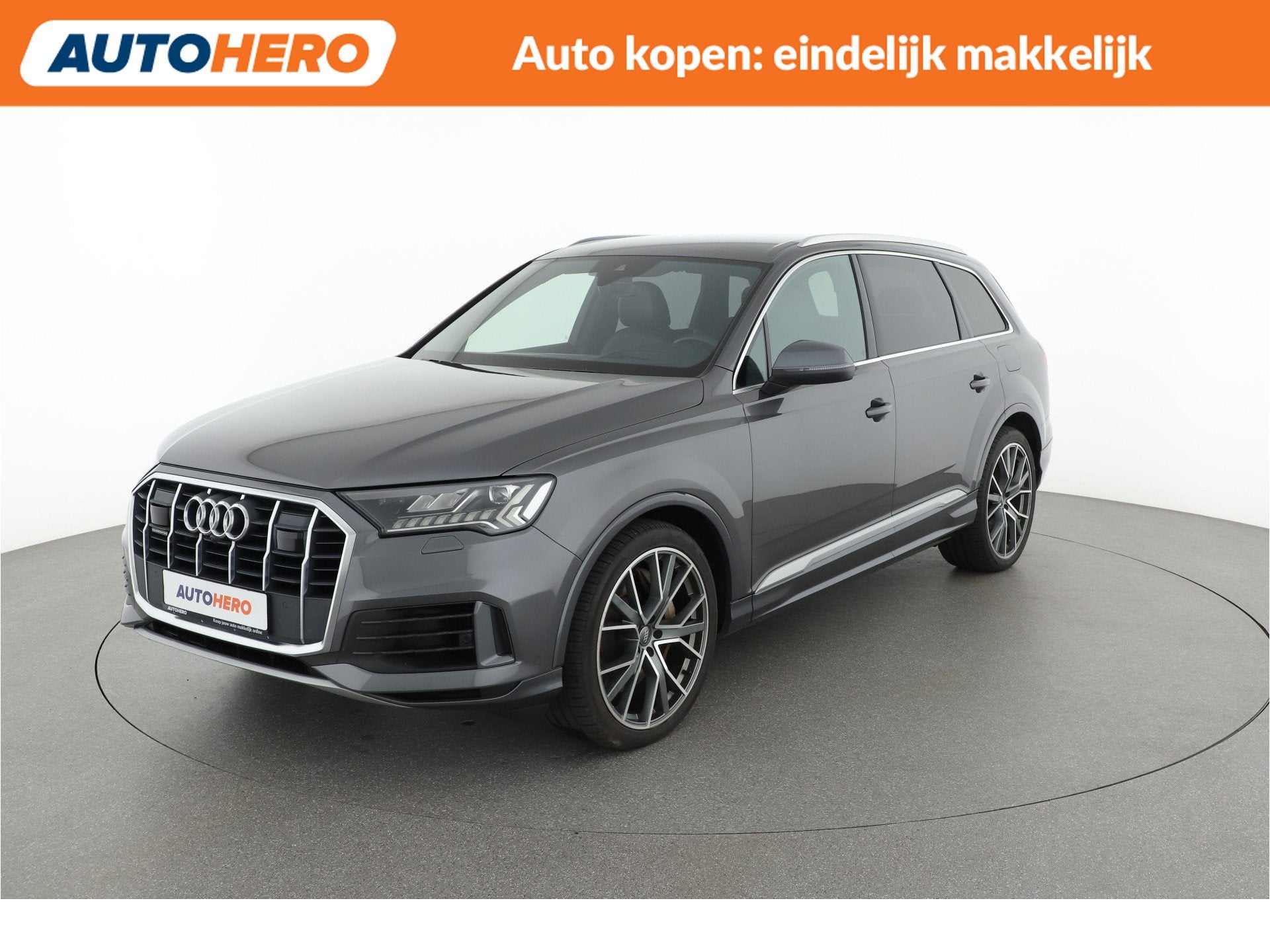 Audi Q7 55 TFSI e quattro Pro Line Plus |XJ79949| (bj 2020), Auto's, Audi, Automaat, Gebruikt, 2995 cc, Leder