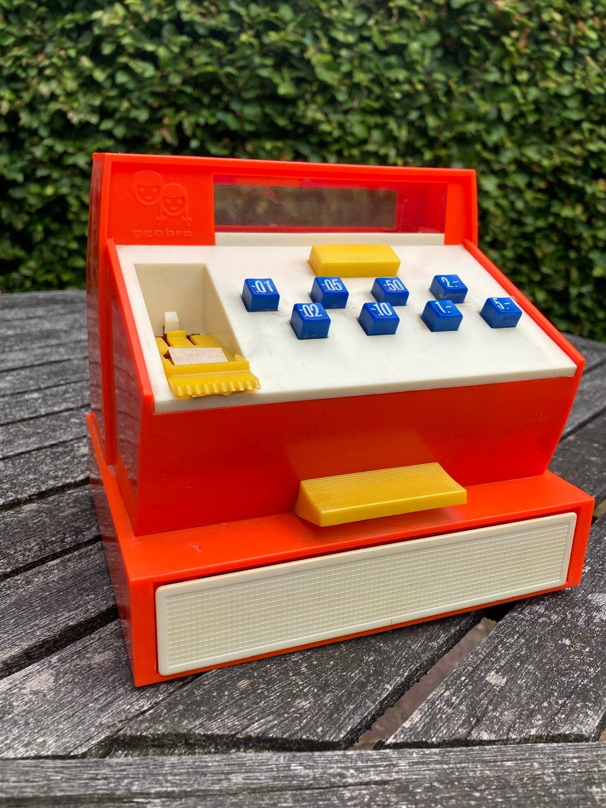 Vintage Geobra Speelgoed Kassa Jaren '80 - Werkend, Ophalen of Verzenden, Gebruikt, Jongen of Meisje