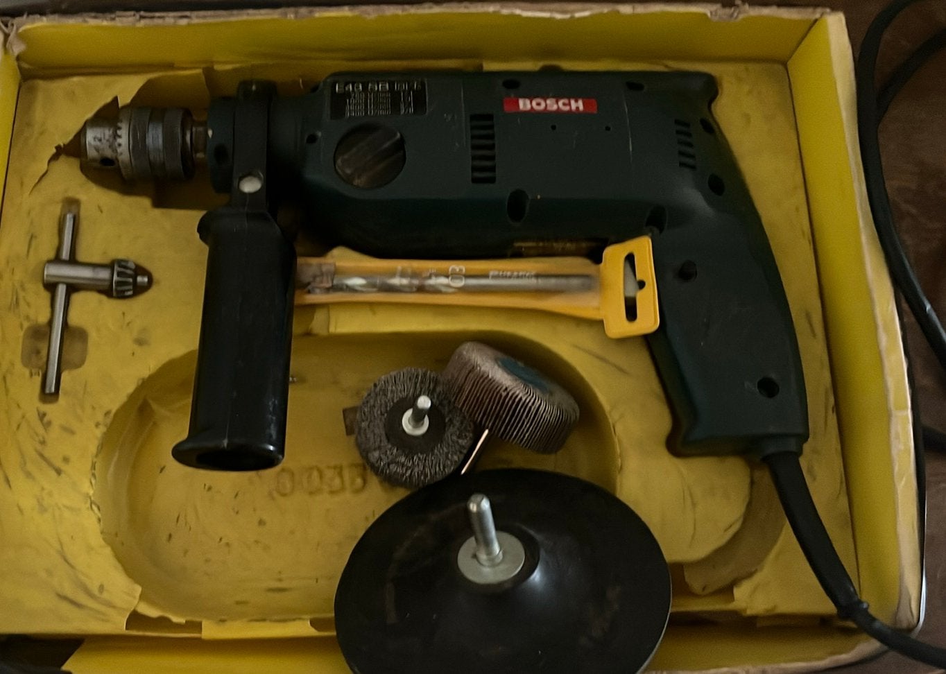 Bosch klopboormachine, Gebruikt, Ophalen of Verzenden, Klopboormechanisme, Kolomboormachine