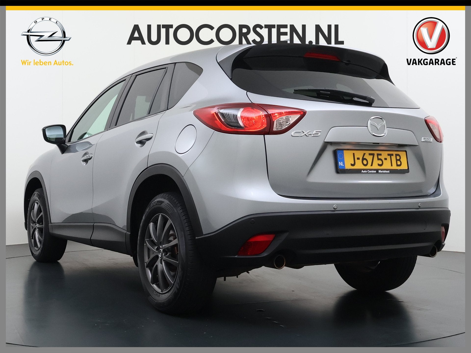 Mazda CX-5 2.0I 165PK Navi Stoelverwarming Ecc Bose-Audio, Voorwielaandrijving, Euro 5, Stof, Zwart