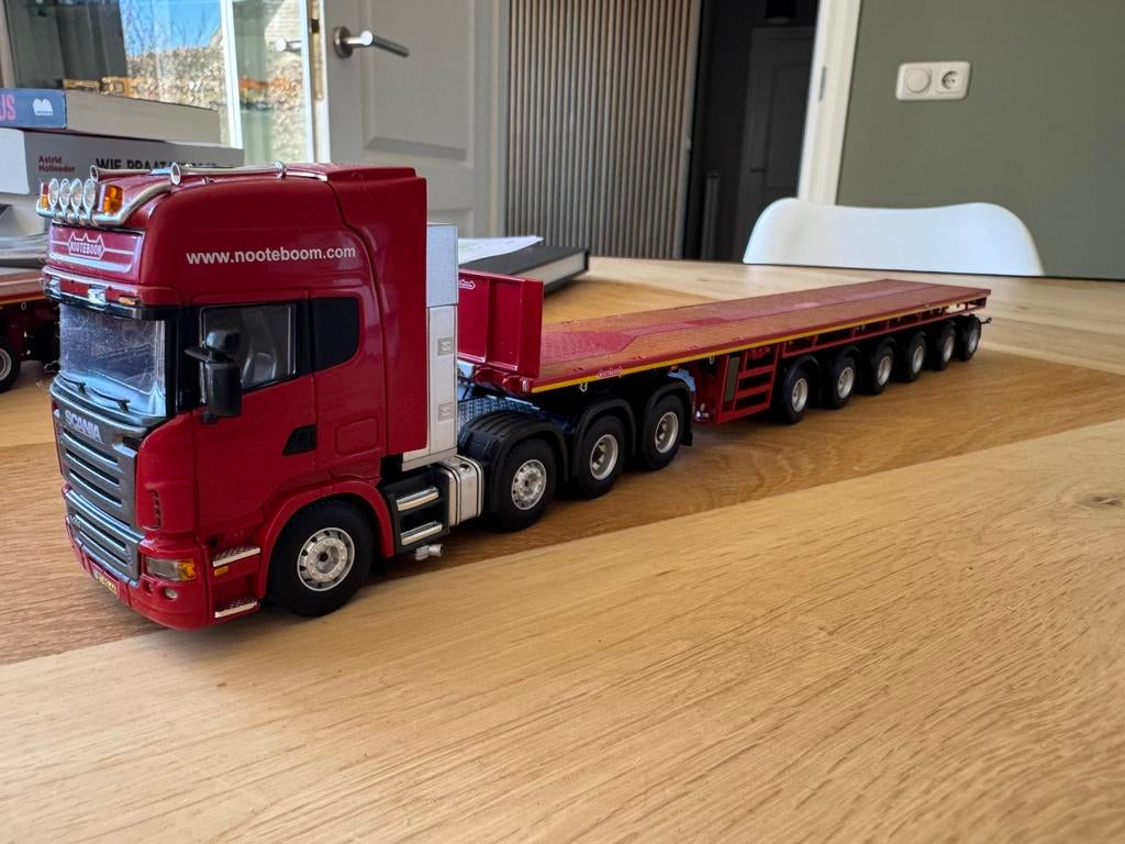 Scania nooteboom ballast trailer., Ophalen, Zo goed als nieuw, Bus of Vrachtwagen, Wsi