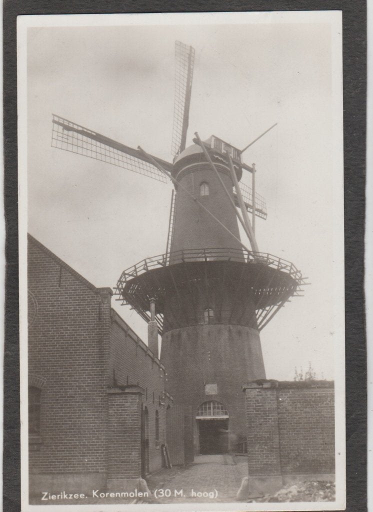 zierikzee korenmolen, Verzenden, 1940 tot 1960, Gelopen, Zeeland