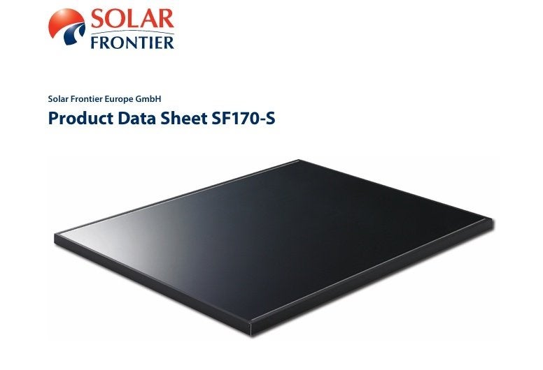 Solar Frontier SF170-S 170W Zonnepaneel – Made in Japan, 4758TL, Nieuw, Ophalen of Verzenden, Solar Frontier SF170-S 170W