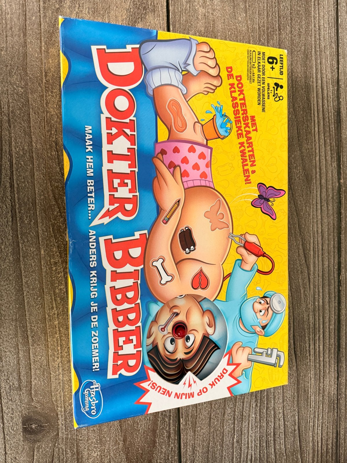 Dokter Bibber spel van Hasbro - Zo goed als nieuw, Een of twee spelers, Ophalen, Zo goed als nieuw