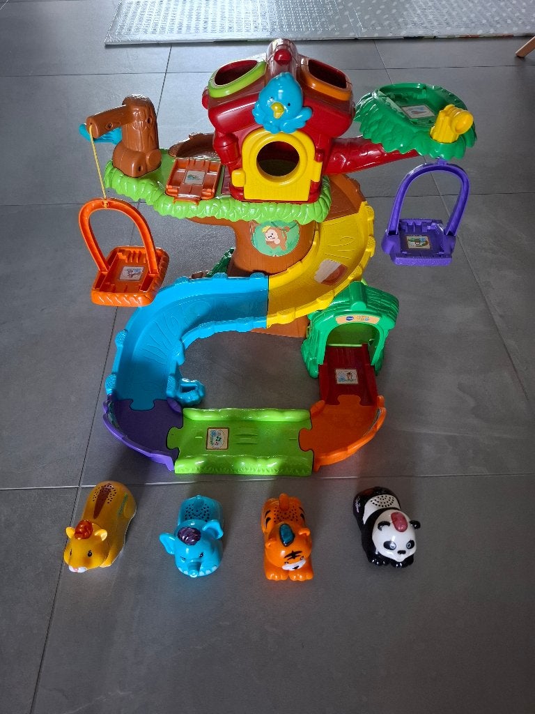 Vtech speelboom met 4 dieren, Kinderen en Baby's, Speelgoed | Vtech, Ophalen, Gebruikt, 6 maanden tot 2 jaar