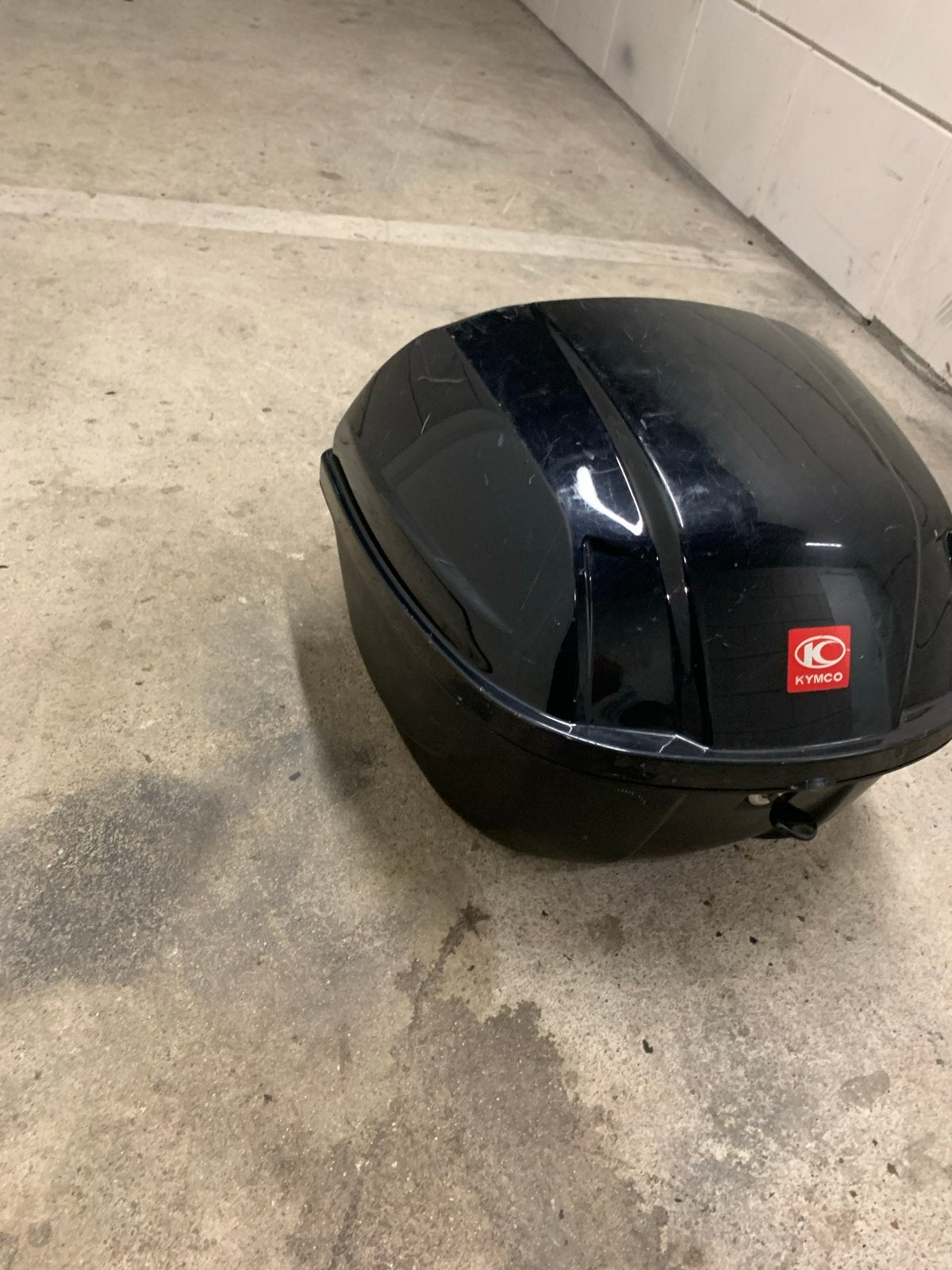 Kymco topkoffer voor scooter of motor, zwart, Ophalen of Verzenden, Gebruikt