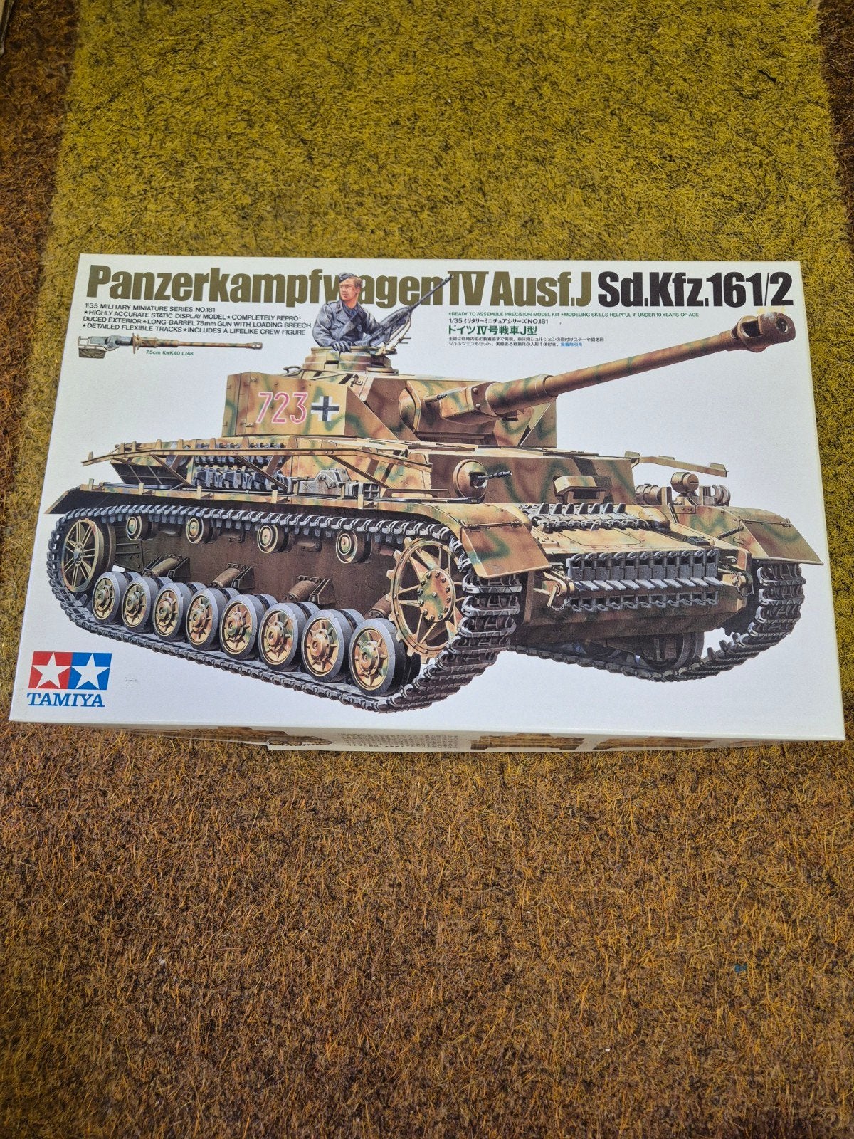 Tamiya Panzerkampfwagen IV Ausf.J 161/2, Tank, 1:32 tot 1:50, Nieuw, Ophalen of Verzenden