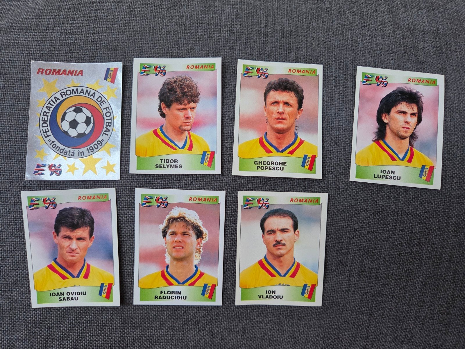 Panini EK 96 Roemenië, Ophalen of Verzenden, Zo goed als nieuw, Meerdere stickers