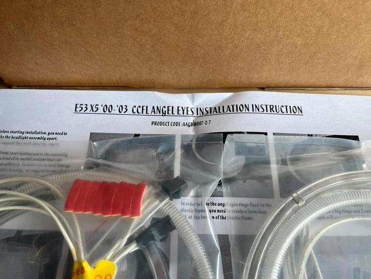 CCFL angeleyes ringen voor achteraf montage voor BMW X5 E53, Nieuw, BMW, BMW, Info@bmw-group.nl