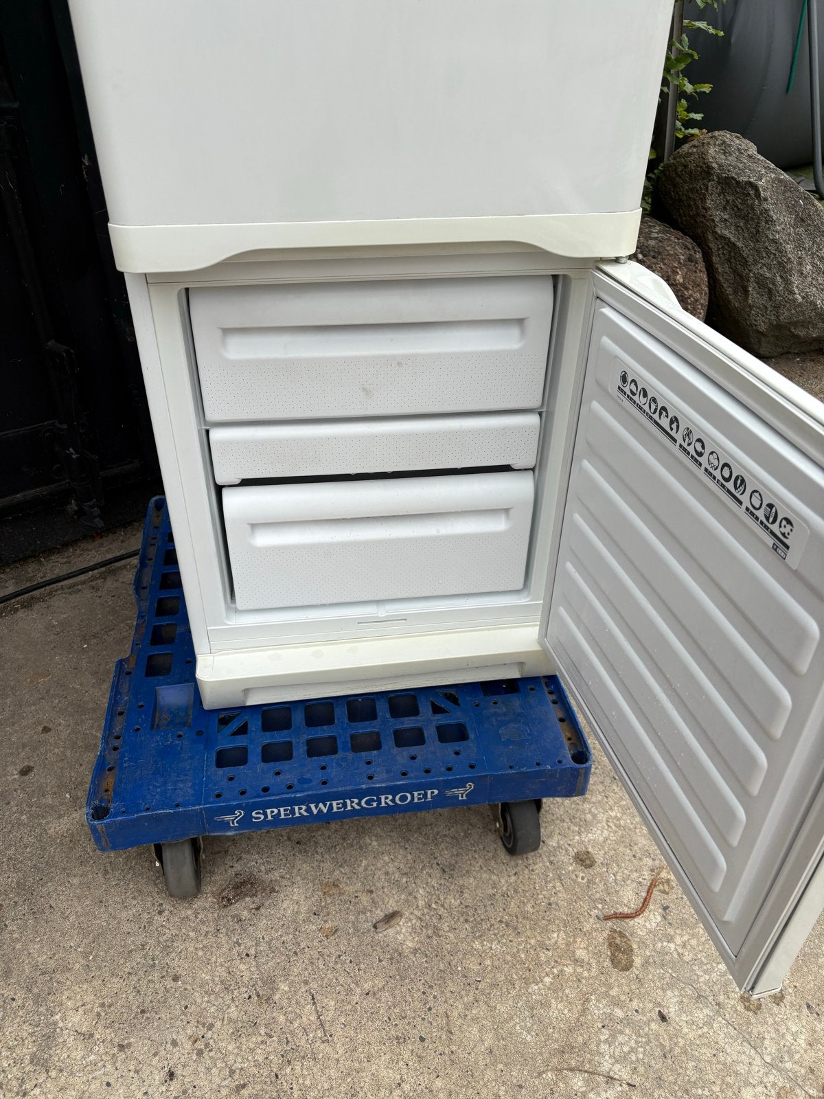 Zanker Koel-vriescombinatie - Schoon en Functioneel, Gebruikt, Met aparte vriezer, J, J