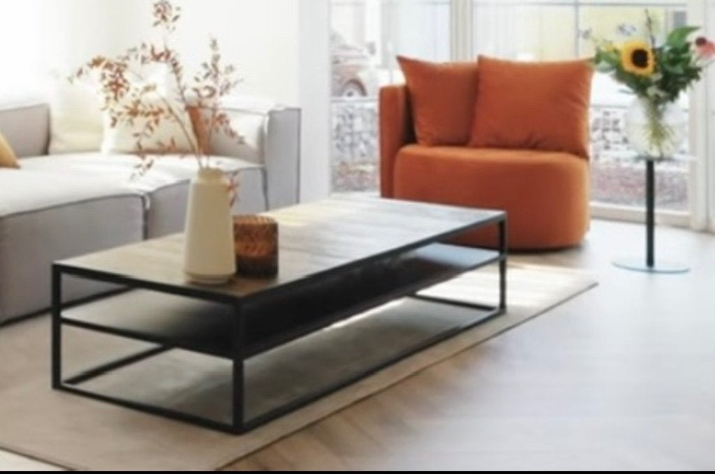Salon tafel, Ophalen, Gebruikt, 50 tot 100 cm, 150 tot 200 cm