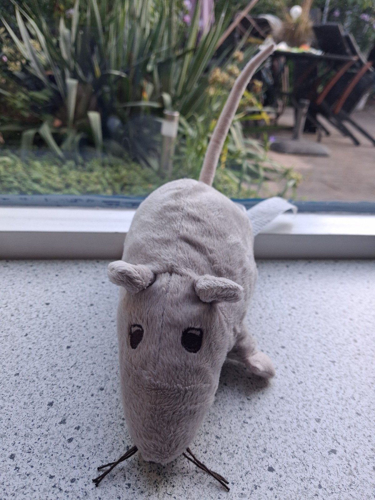 Dikke Rat van IKEA Gosig Ratta grijs grijze muis velours, Muis, IKEA, Grijs, Nieuw