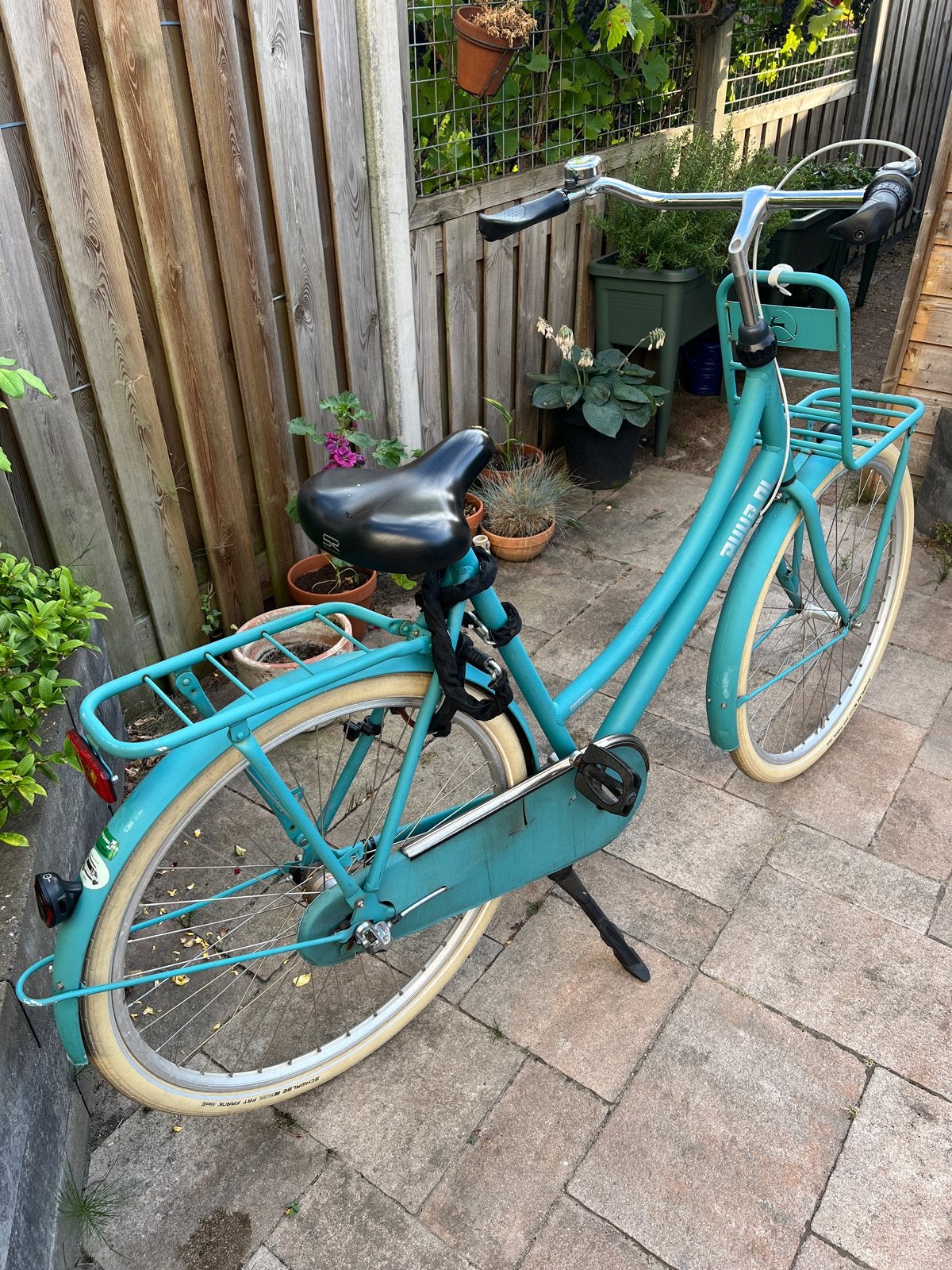 Gazelle Pur transportfiets dames 59cm 3 versnellingen, Ophalen, Terugtraprem, Gebruikt, Versnellingen