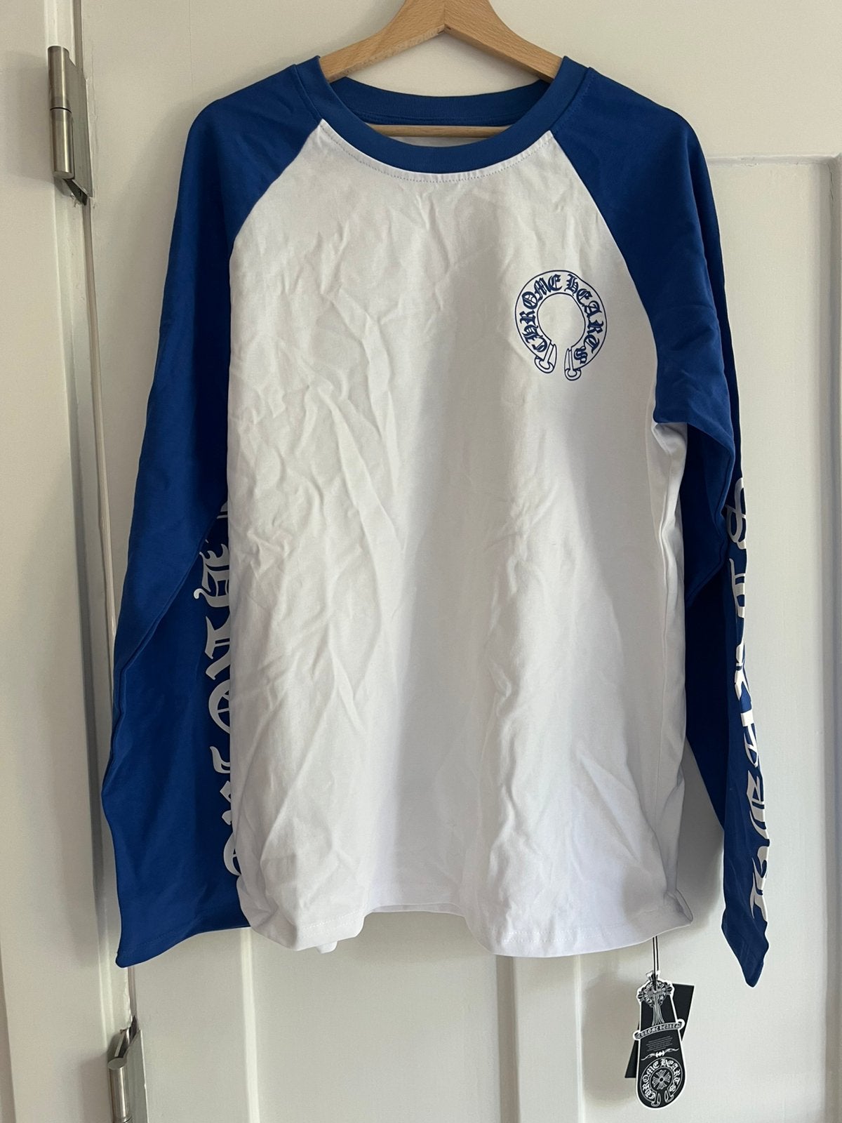 Chrome hearts longsleeve, Blauw, Ophalen of Verzenden, Algemeen, Maat 56/58 (XL)