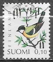 FINLAND 0,10 M zegel Vogels - Koolmees - 1991, Verzenden, Finland, Gestempeld